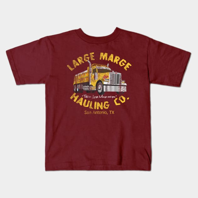 Large Marge Hauling, distressed Kids T-Shirt by woodsman